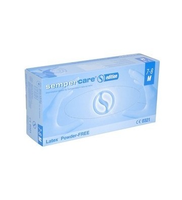SEMPERCARE EDITION / PROTECTS CLINIC LATEX POWDER FREE Powder-free latex gloves / 100 szt.