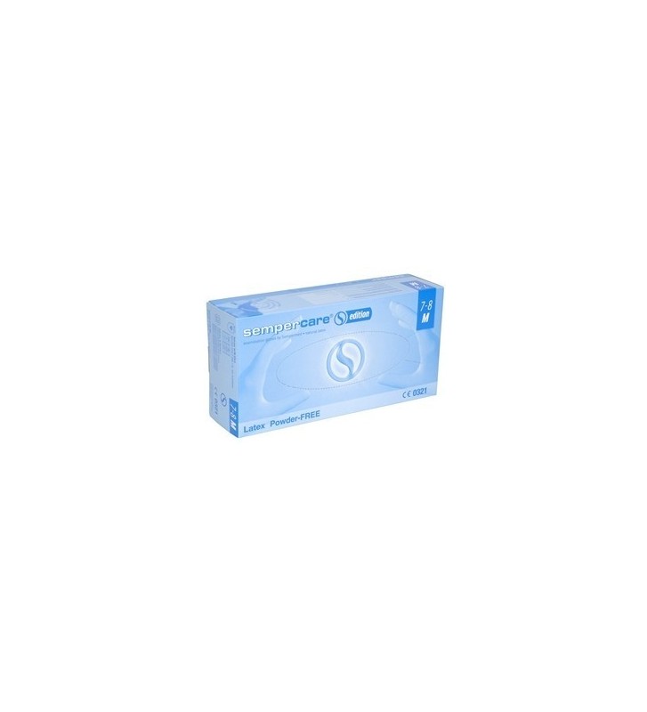 SEMPERCARE EDITION / PROTECTS CLINIC LATEX POWDER FREE Powder-free latex gloves / 100 szt.
