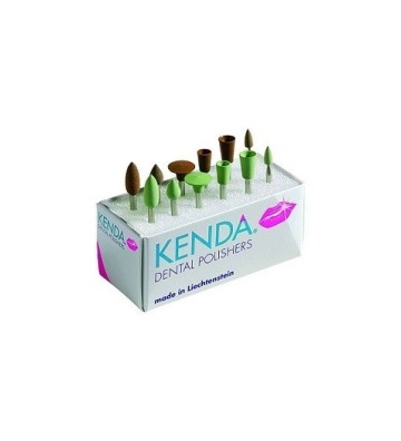Polishing polishes Kenda Amalgam / green / brown 12 pcs.