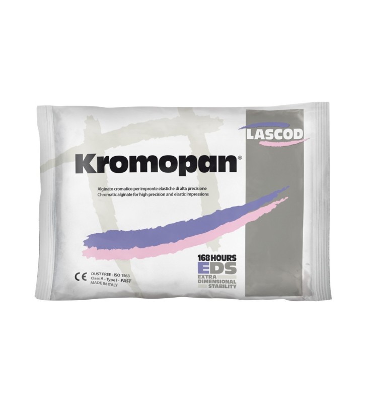 KROMOPAN 450g  COLOR CHANGING ALGINATE DUST FREE 168 Hours Stability CASTING 