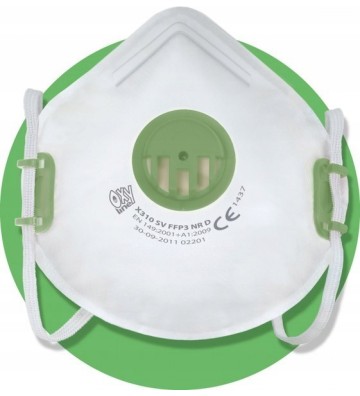Demi-masque FS-O / 30V FFP3 NR D Pour la protection contre les PM2,5 et PM10 - max. jusqu'à 3000% de la norme