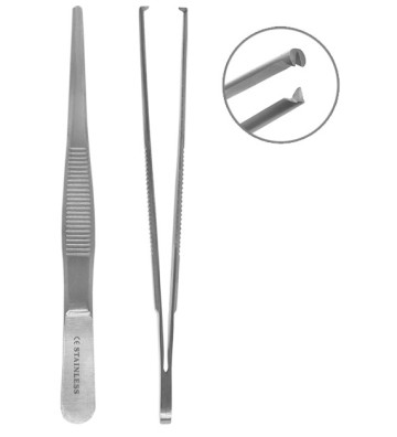 Surgical tweezers 16cm