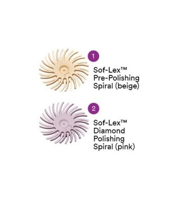 Spirale de pré-polissage SofLex / 15 pcs.